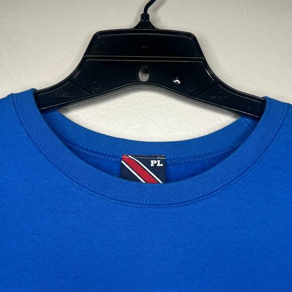 MAINE Pullover Sweatshirt Blue M/L Coastal Travel Crew Neck Nautical Preppy - Picture 9 of 11